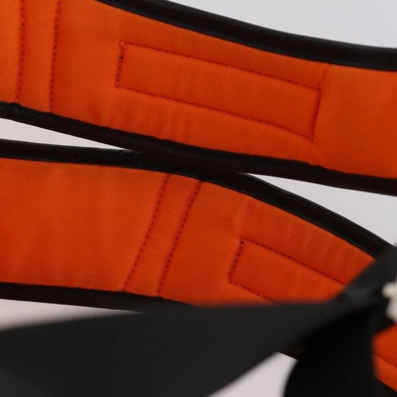GUCCI Backpack Nylon Orange Silver Auth hk3123 main image 14